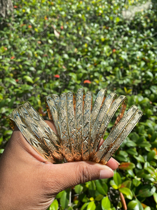 Gold Size 8,7,6,5.....6mm wholesale 36pcs