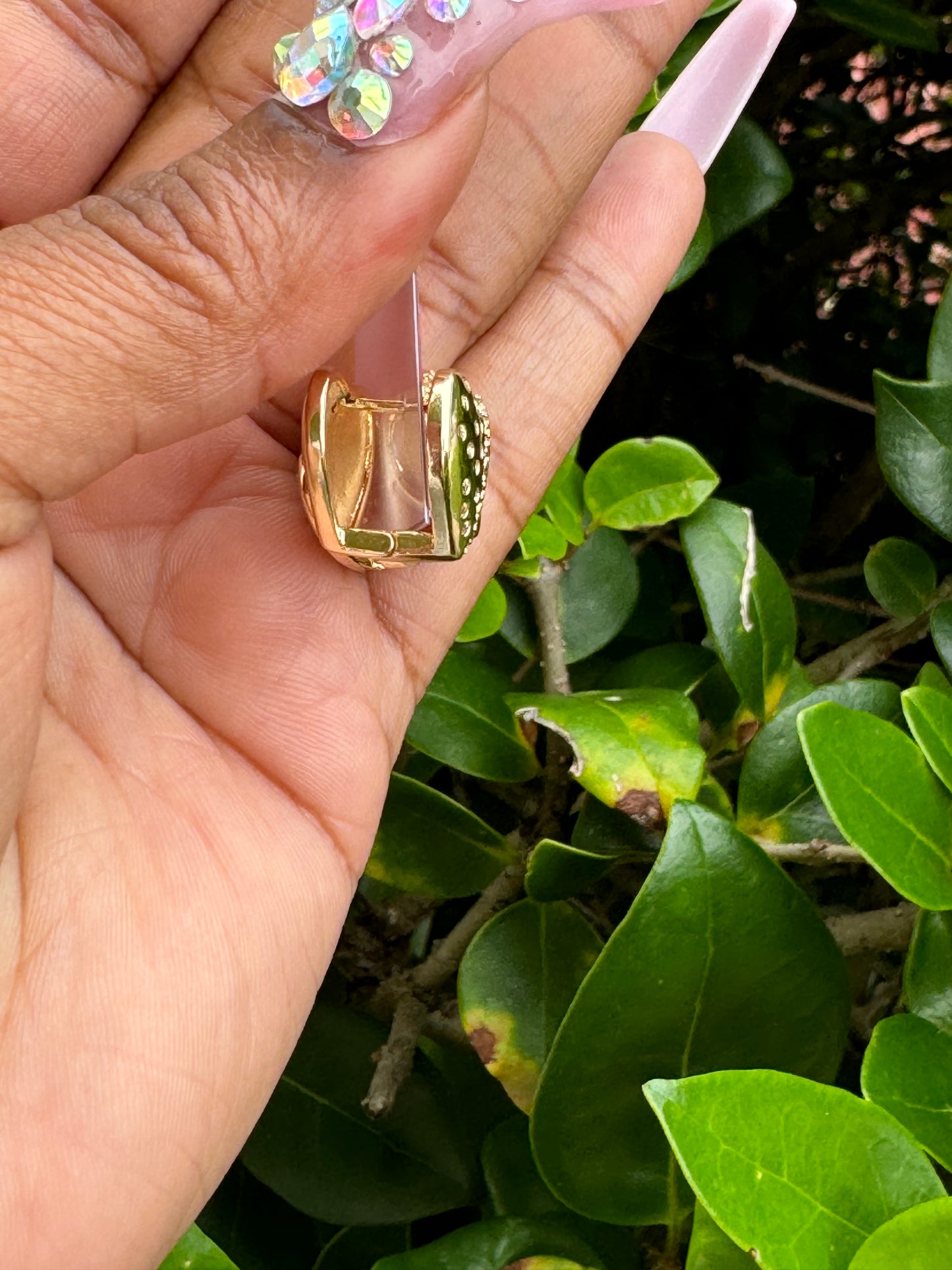 Double Sided Heart Earrings