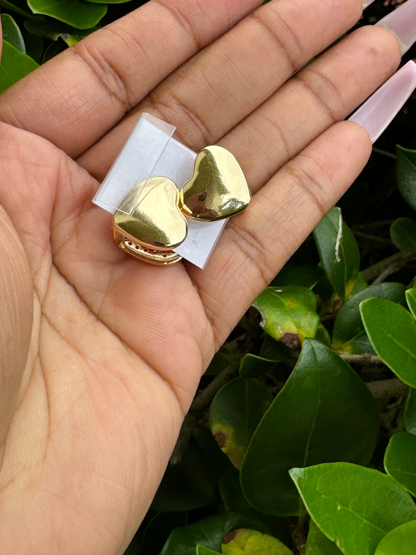 Double Sided Heart Earrings