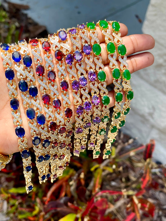 XO Rhinestone  Bracelets