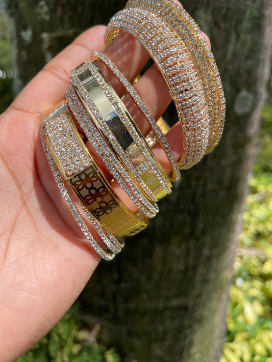 All Gold & Bling Bangles