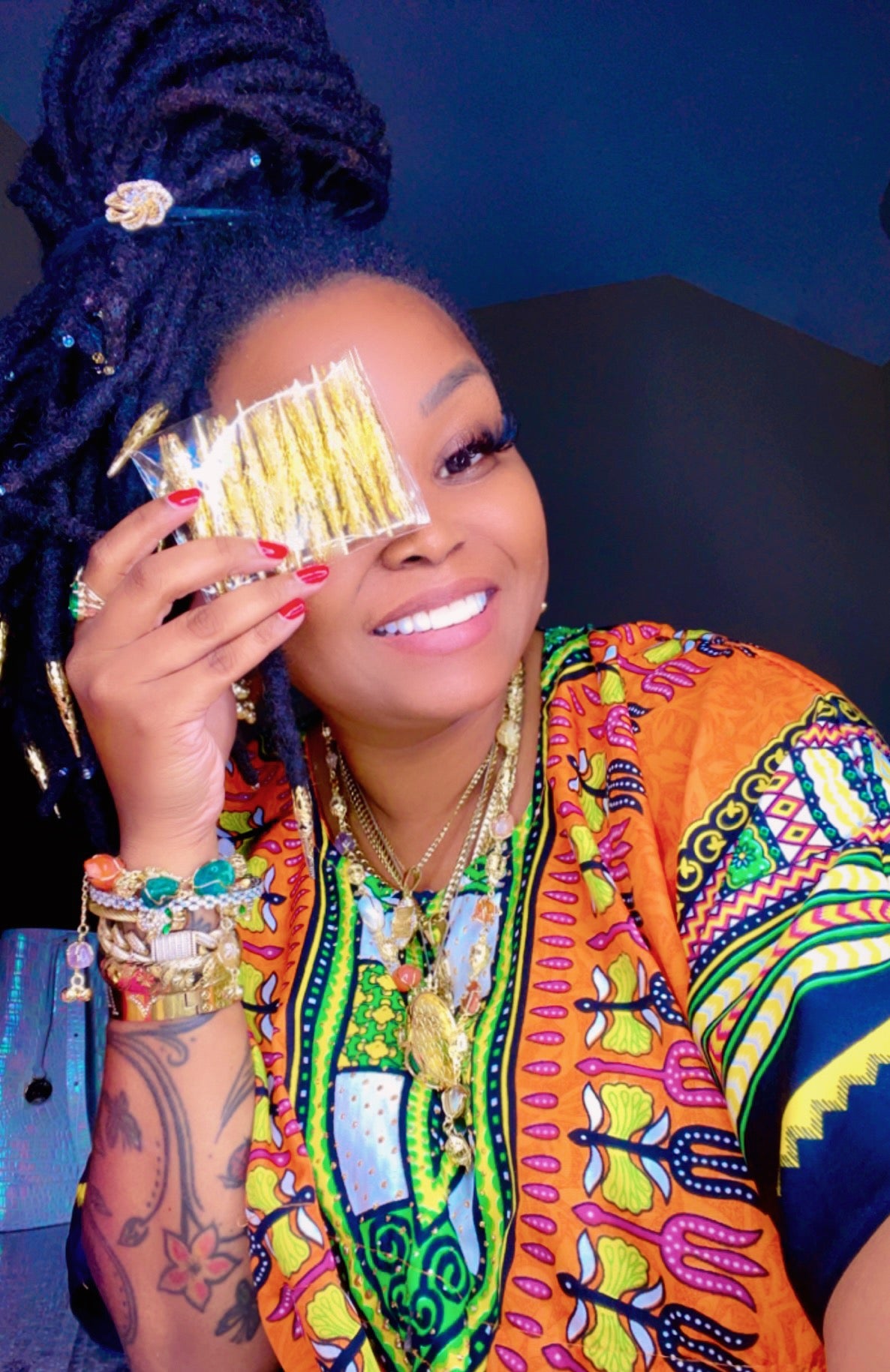 Gold Boss Hair Jewelry